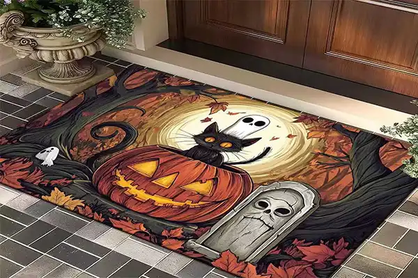 Gift ideas: Halloween floor mats for Halloween party hosts